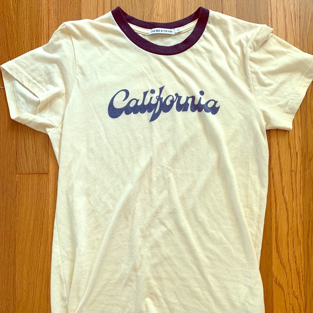 Yellow California t shirt